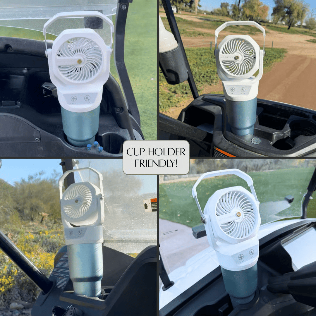 CoolCruise – Premium Cup Holder Spray Cooling Fan