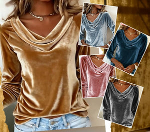 CuddleSilk - Velvet Comfort & Style Top