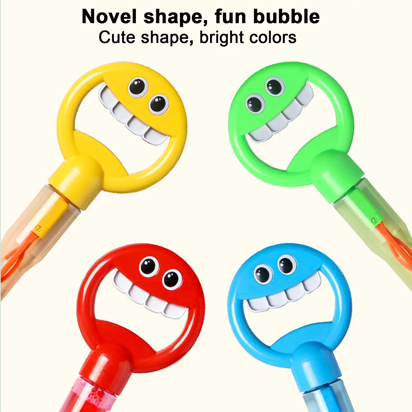 BubbleJoy – 5 Claw Magical Smiley Bubble Wand