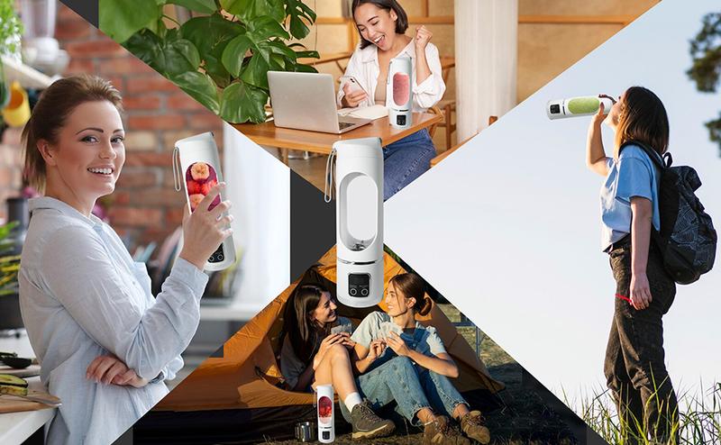 ShakeMate - Portable Blender | On-the-Go Nutrition with Smart Display