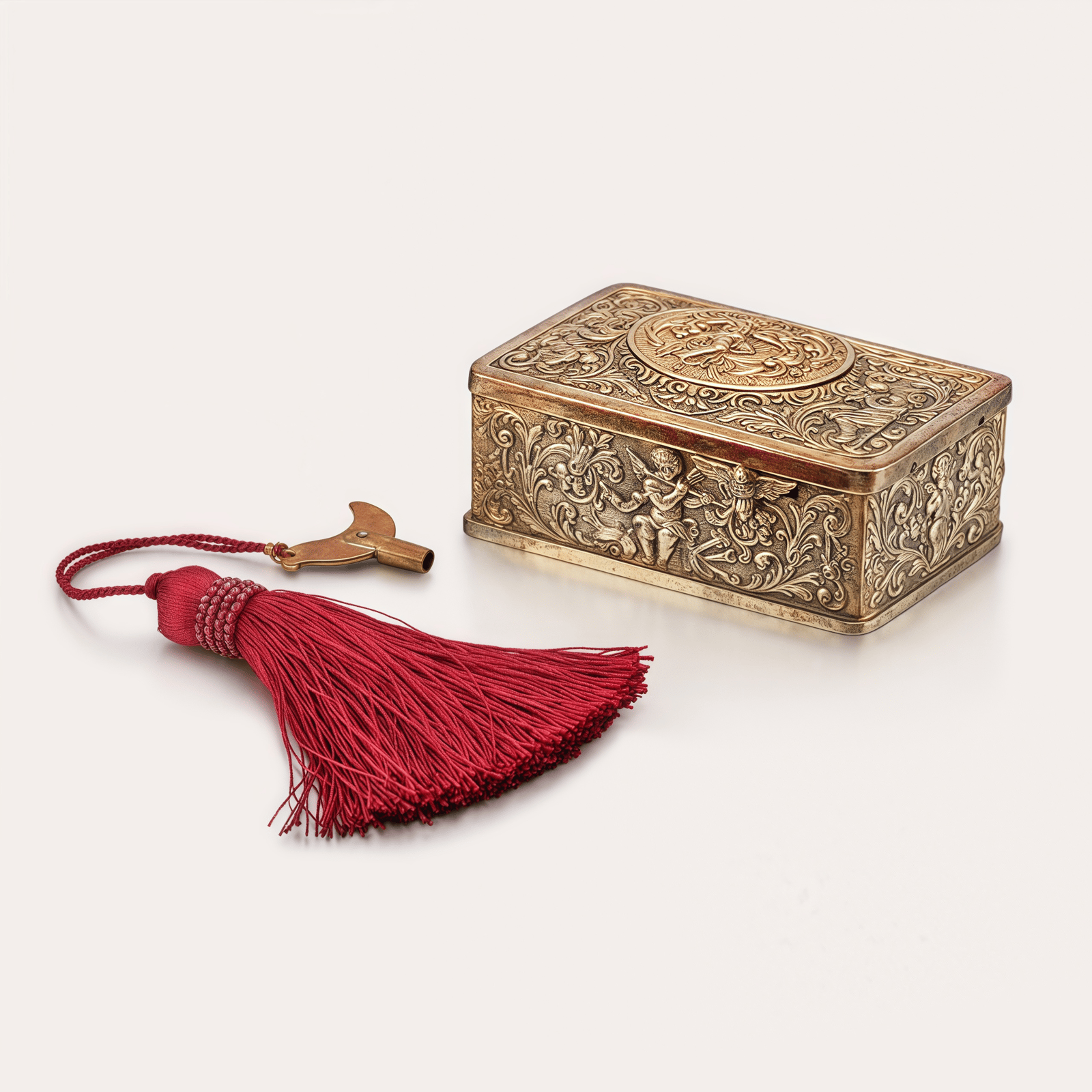 Elowen - Mechanical Melody Box | A Golden Whisper of the Past