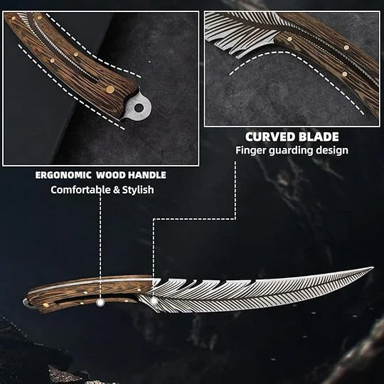 SwiftCut - Artisan Feather Boning Knife