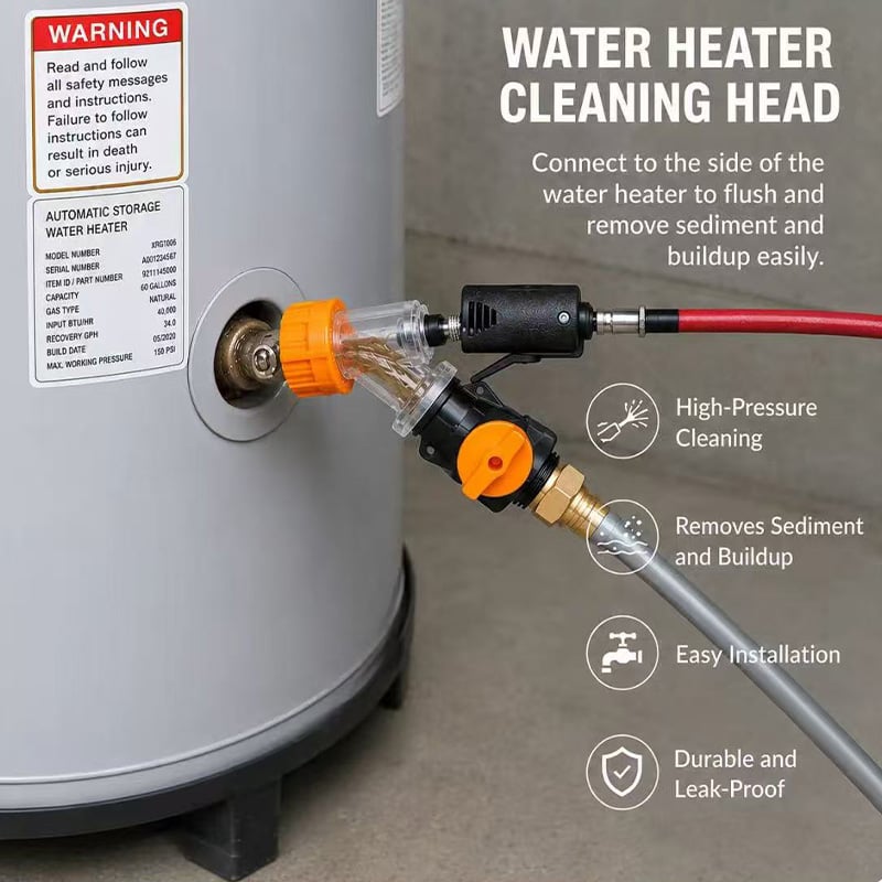 AquaForge – Heavy-Duty Water Heater Sediment Cleaner