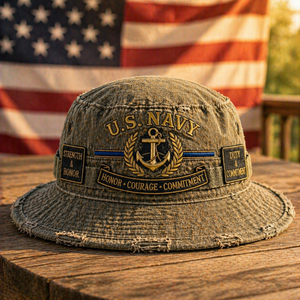 🏆Last Day Promo: 49% OFF - U.S. NAVY “Honor · Courage · Commitment” Boonie Hat