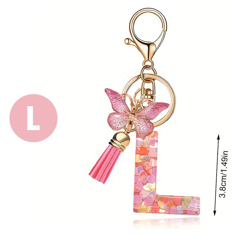 CharmKey – Personalized Initial Letter Keychain