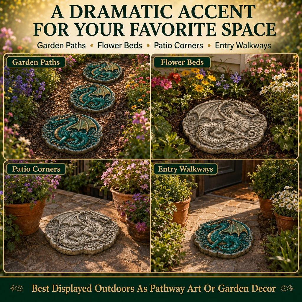 ✨Create Your Own Garden Art - Reusable Mold for Stepping Stones