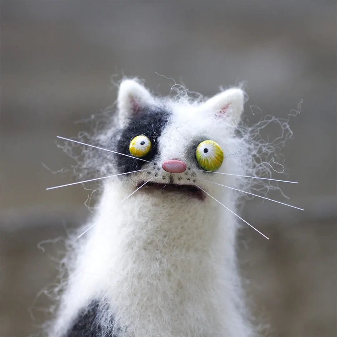 🎁Wool Felt Familiars – Quirky Handmade Companions🐱