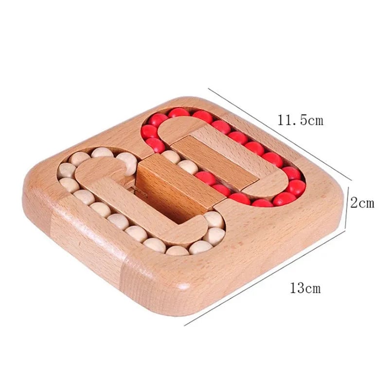 BeanMaze - Wooden Rotating Brain Toy