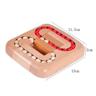 BeanMaze - Wooden Rotating Brain Toy