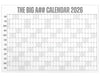 📅The Big A## Calendar 2026 - Flexible Dry-Erase Material
