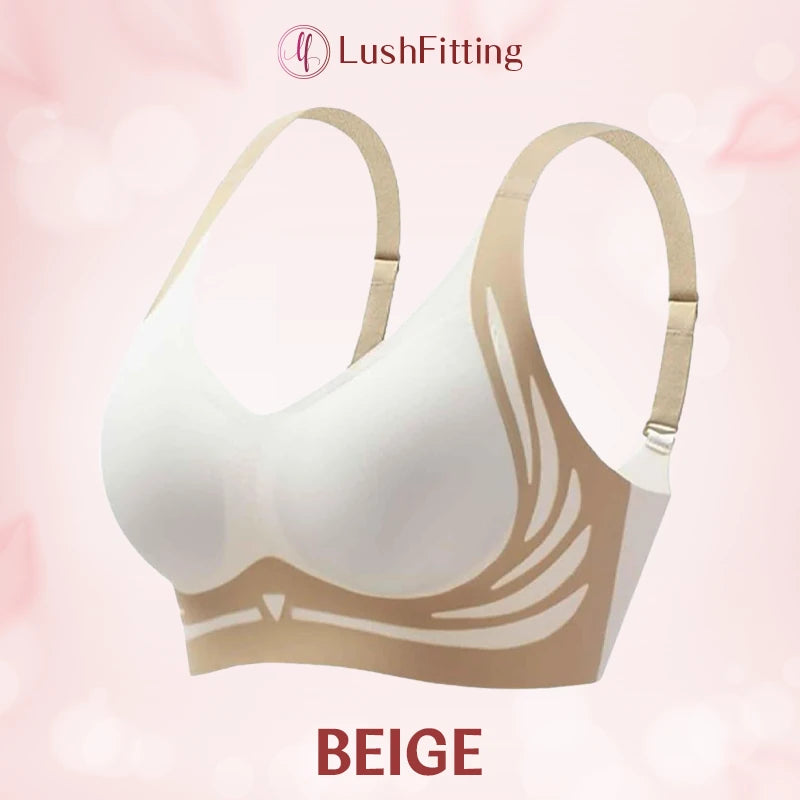 LushFitting - Seamless Push-Up Support Bra