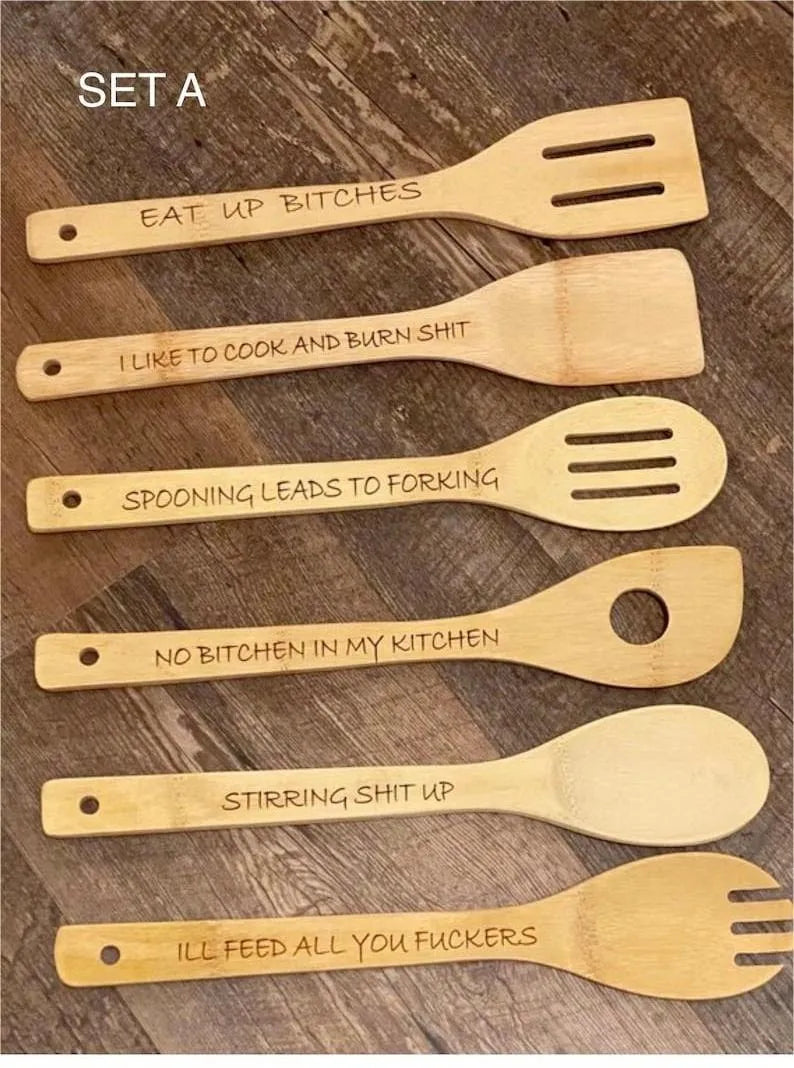 SpoonFun - Ultimate Funny Wooden Spoon Set