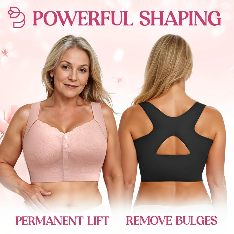 PostureLuxe - Front-Closure Comfort & Support Bra