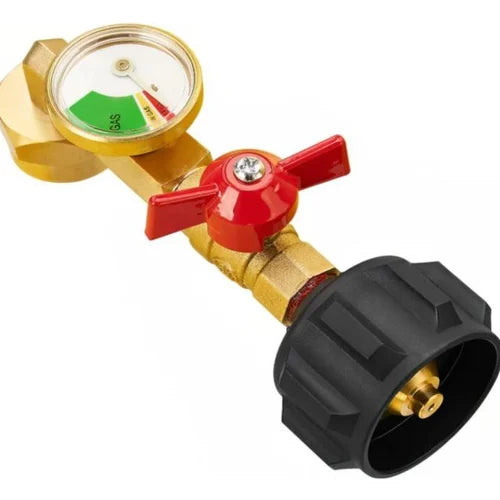 GaugeFlex - Ultimate Propane Elbow Adapter with Tank Gauge