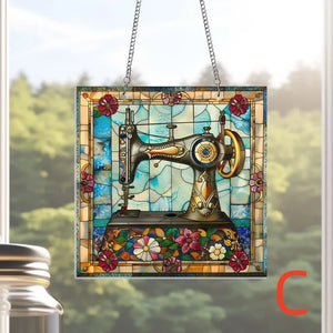 SewGleam – Vintage Sewing Machine Suncatcher