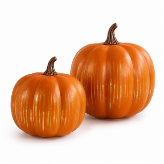 GlowHaven – Decorative Twinkling Glass Pumpkin Light