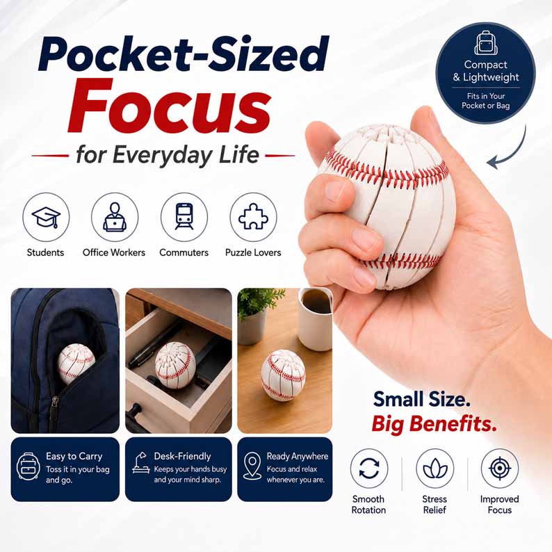 ⚾Last Day 60% OFF - Baseball Fidget Ball Toy