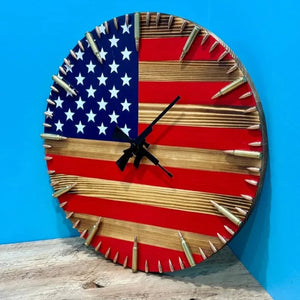 FreedomClock - Antique Military Decorative Bullet Clock