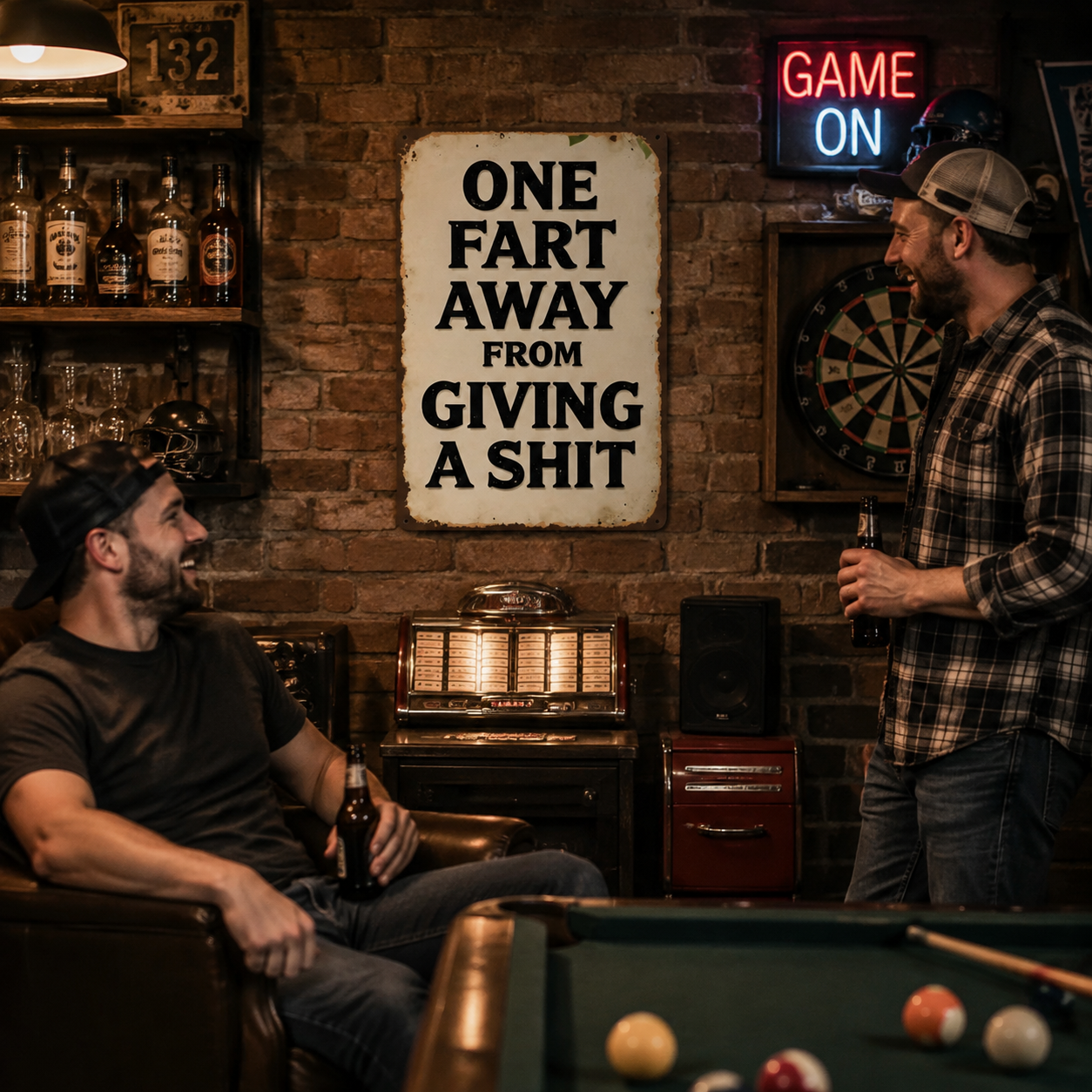 BoldBanters – Sarcastic Man Cave Metal Sign