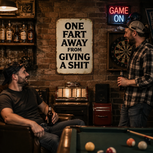 BoldBanters – Sarcastic Man Cave Metal Sign
