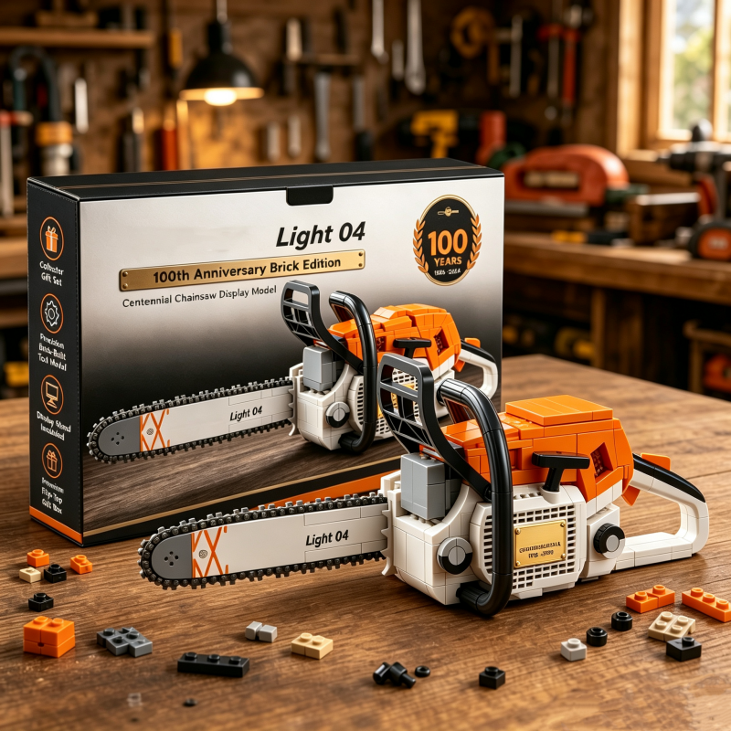 TimberCraft – Centennial Chainsaw Collector Brick Model