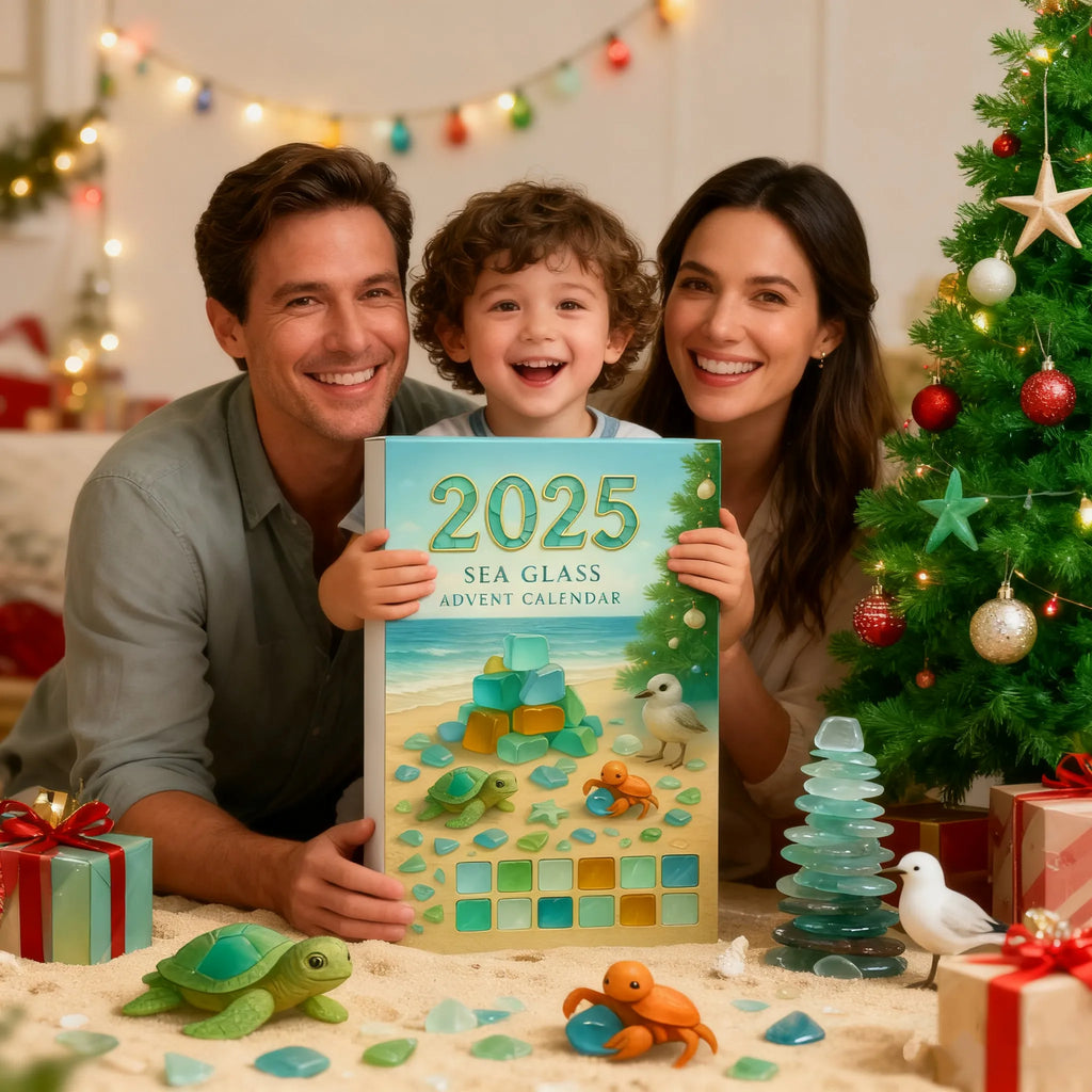 SeaGlass Eve – 24 Days of Acrylic 2D Christmas Calendar