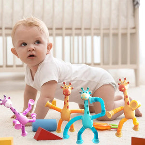 GiraffeStretch – Fun Telescopic Suction Toy