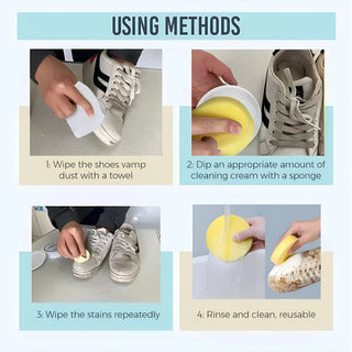 CleanStride - Advanced White Shoe Care Cream
