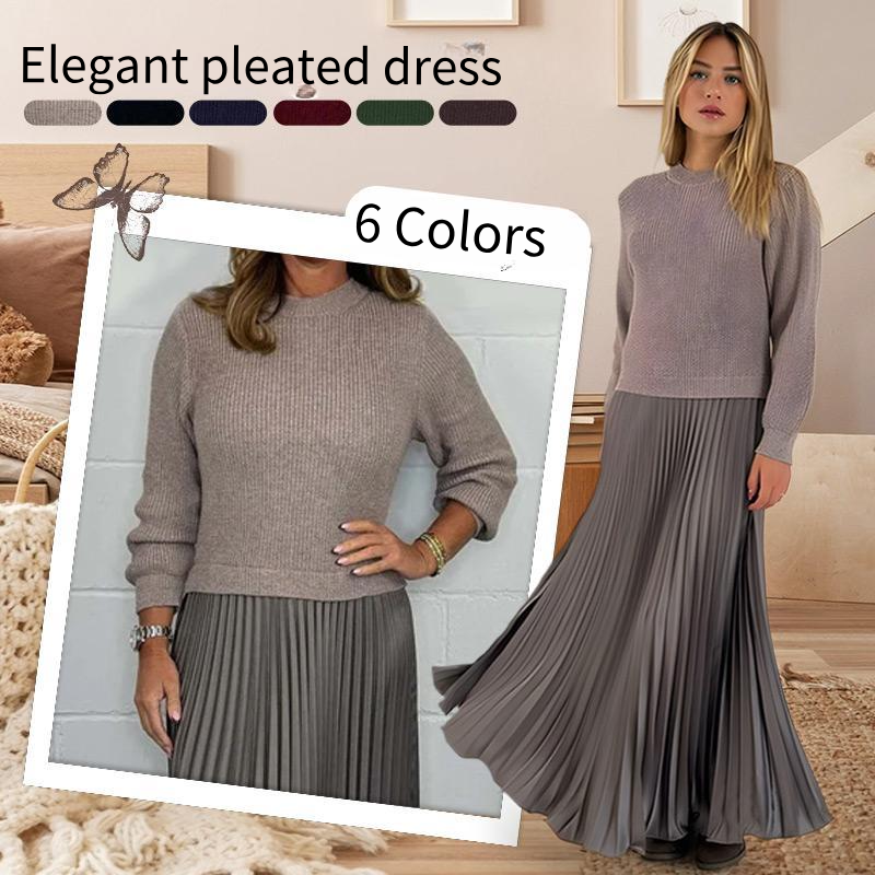 ChicFusion – Layered Jumper Pleated Dress