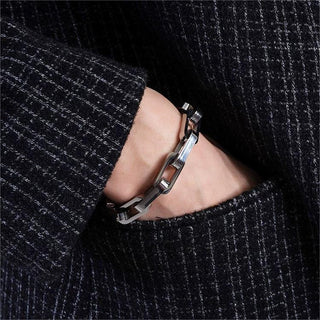 Eternum - Lifetime Titanium Square Link Jewelry