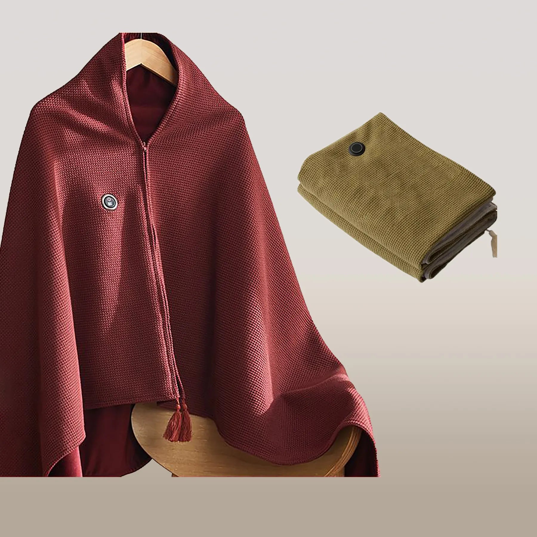 ThermaHug - Portable Heated Shawl