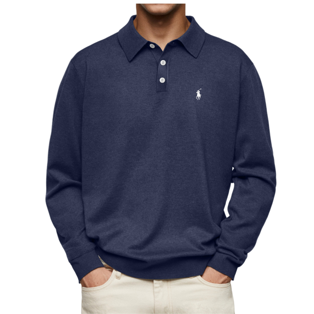 UrbanLuxe – Premium Long Sleeve Polo