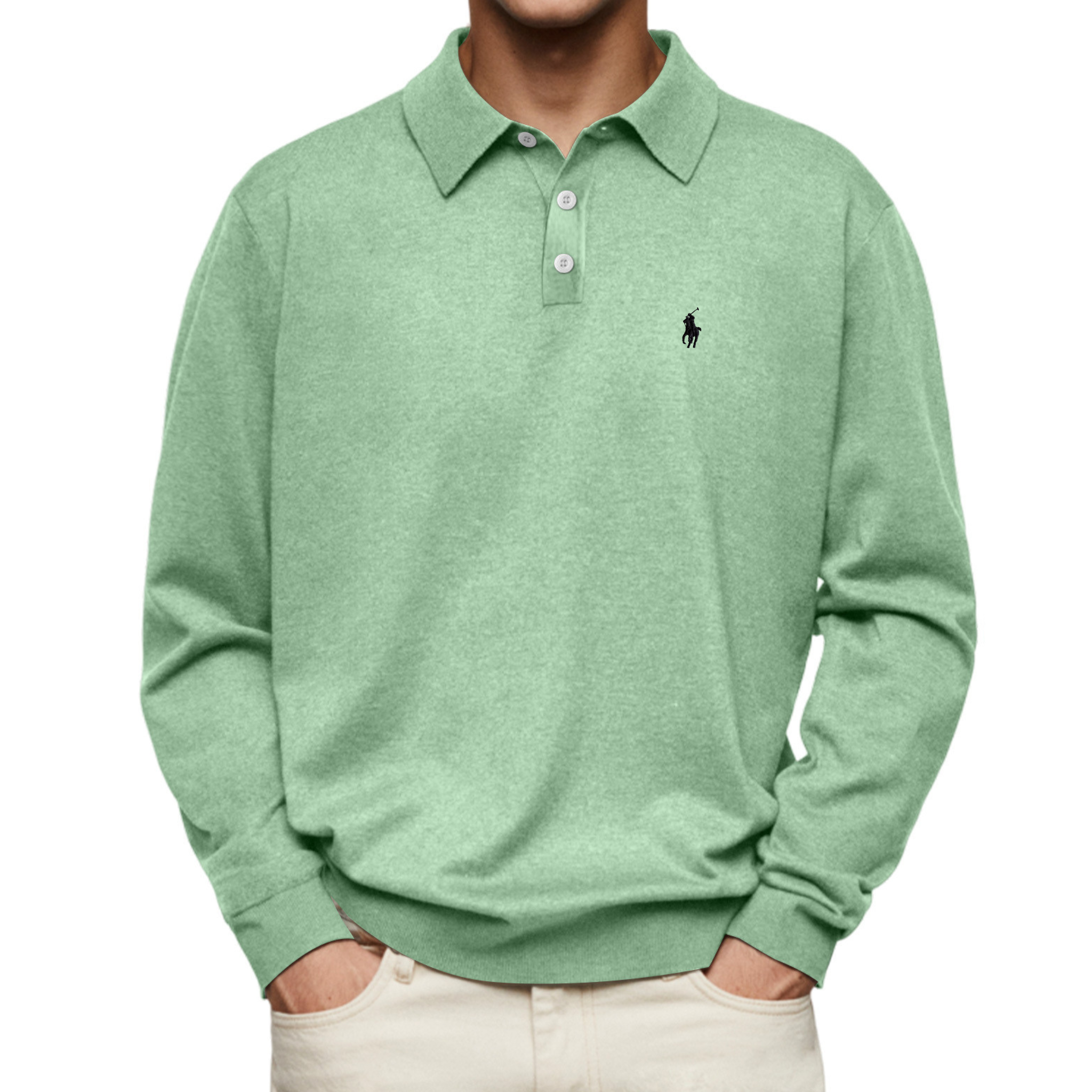 UrbanLuxe – Premium Long Sleeve Polo