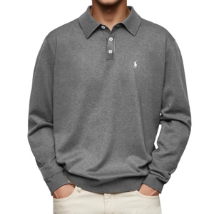 UrbanLuxe – Premium Long Sleeve Polo