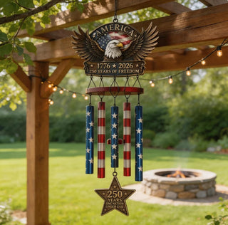 HeritageChime – Premium Patriotic Memorial Wind Chime