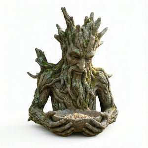 The Quiet Offering A Tree-Integrated Bird Feeding Sculpture
