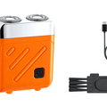 Orange-silver