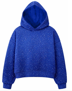 SparkleWear – Glitter Long Sleeve Hoodie