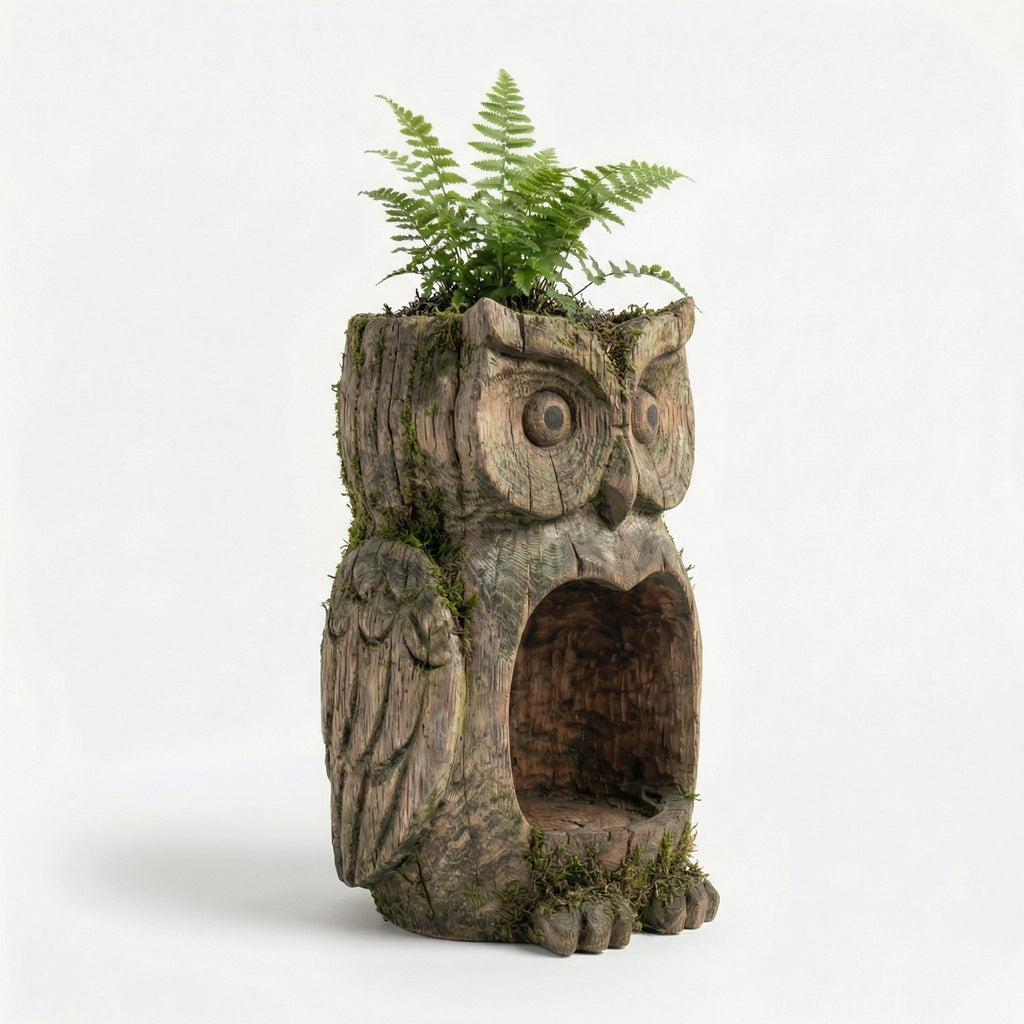 Early Spring Dual-Purpose Plant Owl Guardian-ChicWoo