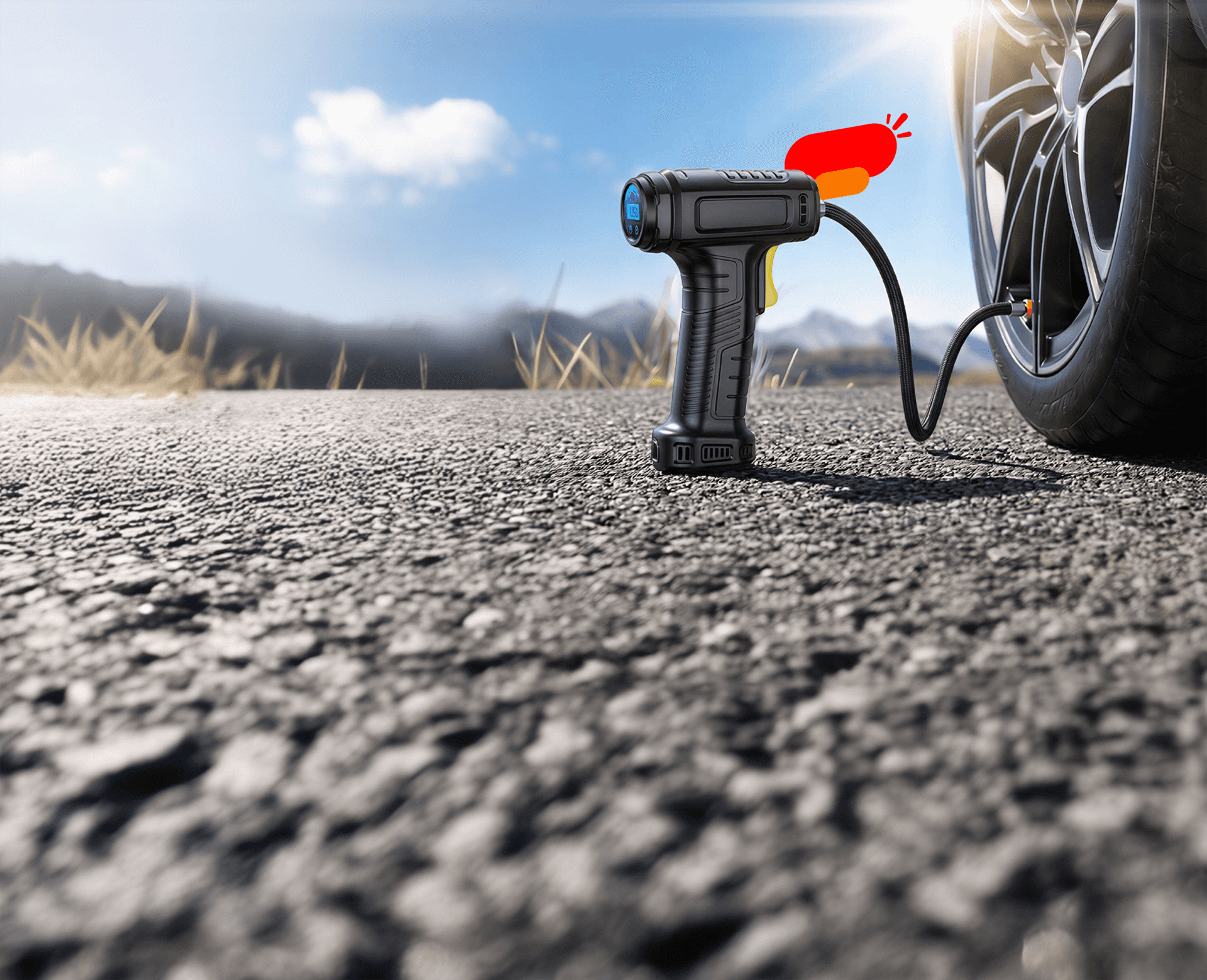 QuickAirPro – Portable Tire Inflator