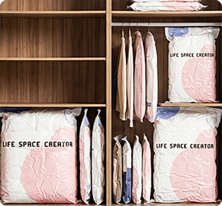 VacuFlex – No-Pump Closet Organizer Bags
