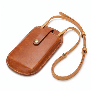 PocketLuxe – Premium Leather Crossbody Phone Bag