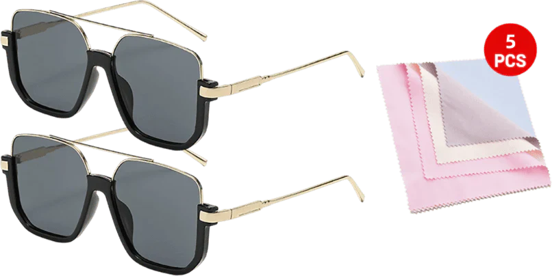 VisionForce – Retro Polarized Aviator Sunglasses