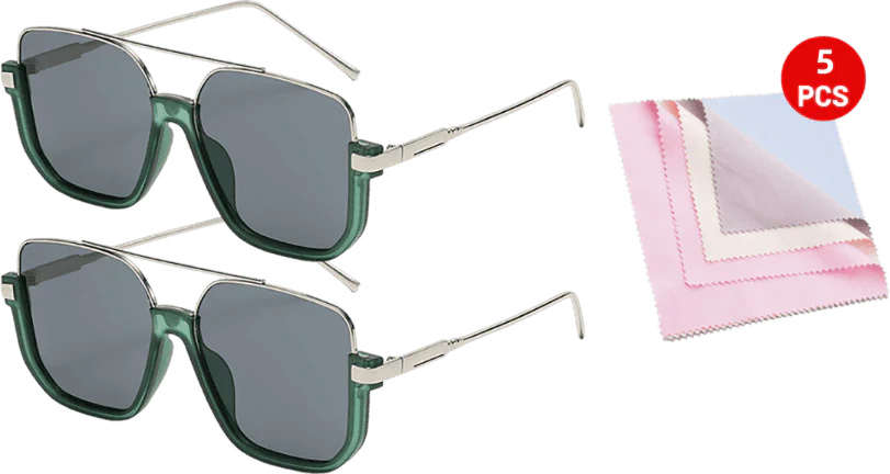 VisionForce – Retro Polarized Aviator Sunglasses