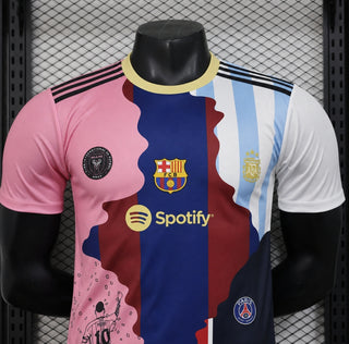 Multi-Color Messi Soccer Jersey – Iconic #10 Player Name & Number Fan Kit