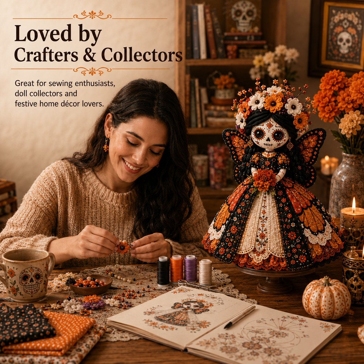 CatrinaCraft – Day of the Dead DIY Doll Kit