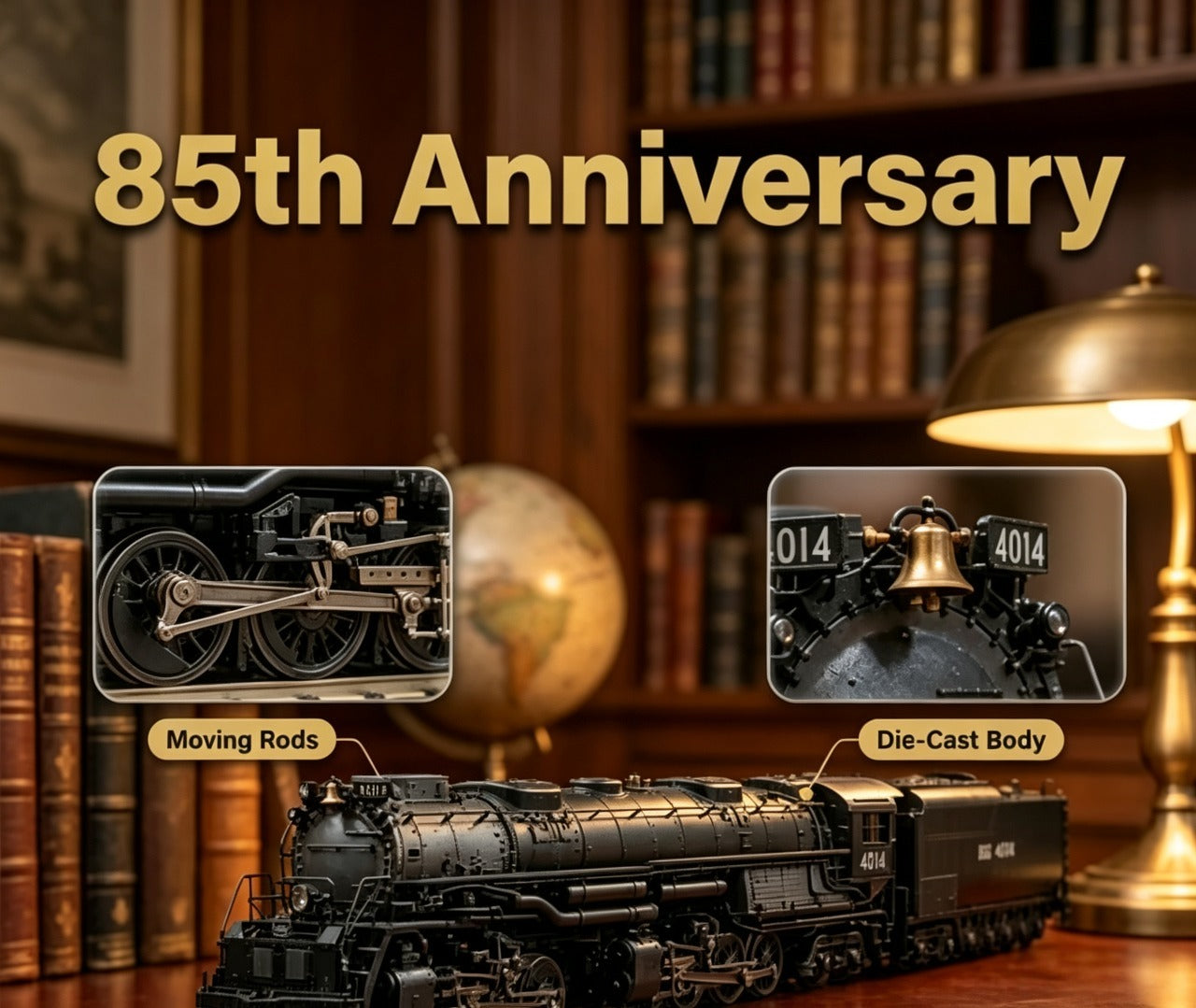 HeritageRail – 85th Anniversary Steam Giant Die-Cast Model