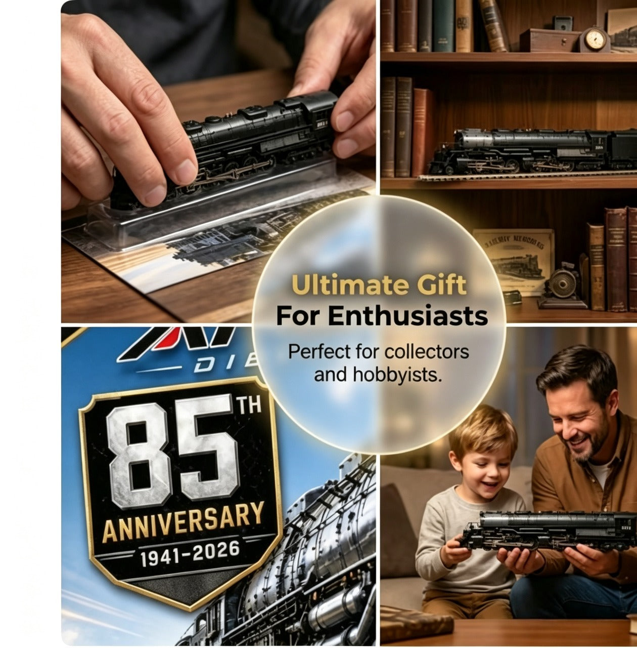 HeritageRail – 85th Anniversary Steam Giant Die-Cast Model