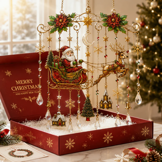 FestivaGlow – Christmas Crystal Wind Chime