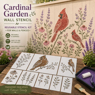 GardenCraft – Reusable Decorative Garden Wall Stencil